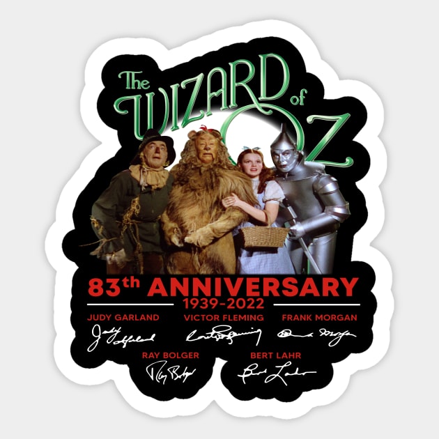 The Wizard Of Oz 83th anniversary 2022 Sticker by Mey X Prints